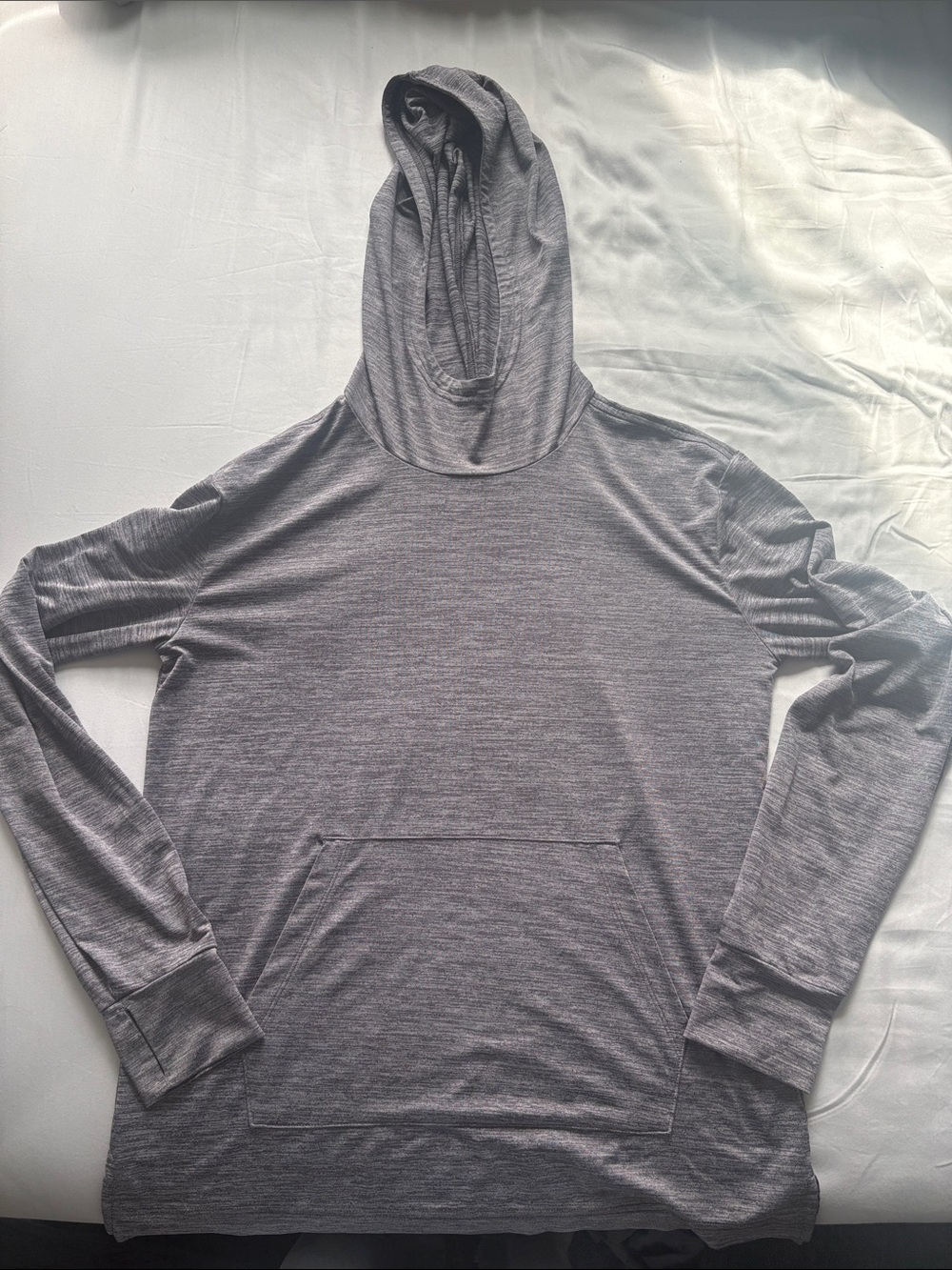 Primary Lightweight Heather Gray Hoodie Pullover for Kids